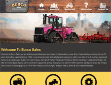 Tablet Screenshot of burcosales.com